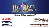 Be Free Bail Bonds - Business Card